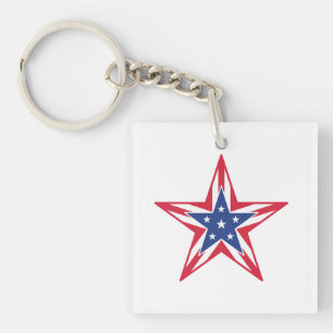 Porte-clefs Étoile de la liberté