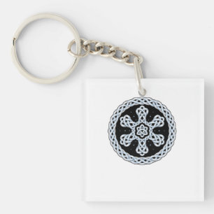 Porte-clefs Étoile flocon de neige Nœud celtique