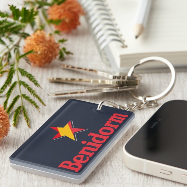 Porte-clefs Étoiles d'Espagne – Benidorm (Devant droit)