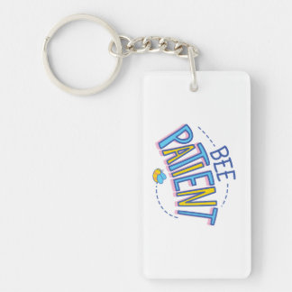 Porte-clefs être patient