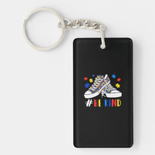 Porte-clefs Être une Sensibilisation sur l'autisme type Puzzle