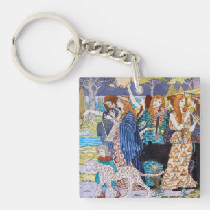 Porte-clefs Eugene Grasset - Panneau Décoratif Harmonie