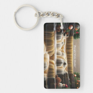 Porte-clefs "Evasion pacifique de Noël"