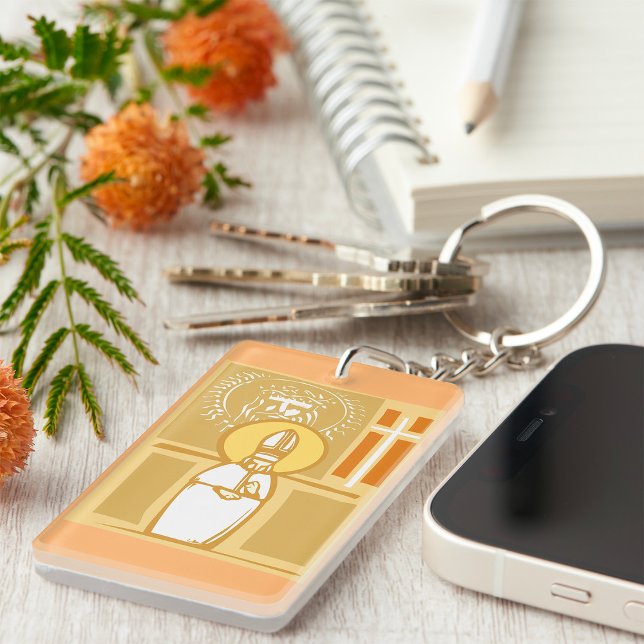 Porte-clefs Évêque catholique Eucharistie Foi chrétienne (Créateur téléchargé)