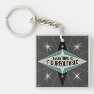 Porte-clefs Everything Is Figureoutable