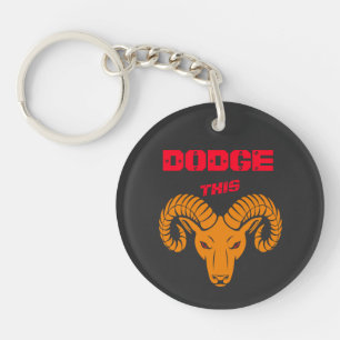 Porte-clefs Évitez cette Ram Aries Super Orange Sport