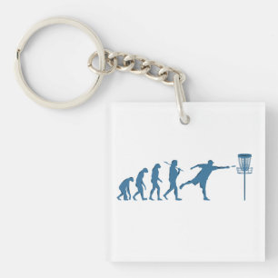 Porte-clefs Évolution du Disc Golf - Cadeau Amusant pour Joueu
