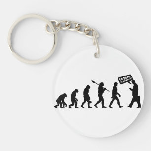 Porte-clefs Évolution Ironie Silhouette