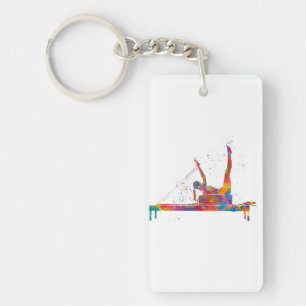 Porte-clefs exercice de gymnastique