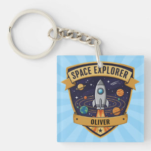 Porte-clefs Explorateur de l'espace mignon