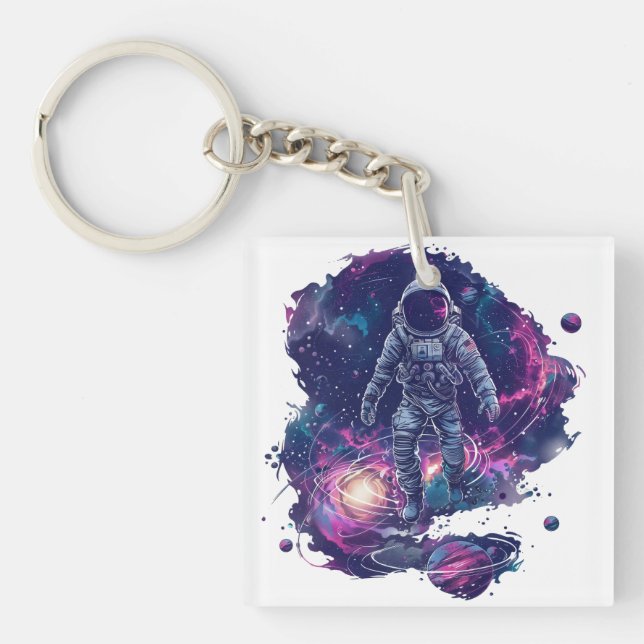 Porte-clefs explorateur galactique (Devant)