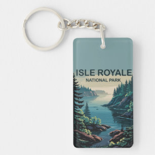 Porte-clefs Explorez Isle Royale Le paradis éloigné du Michiga