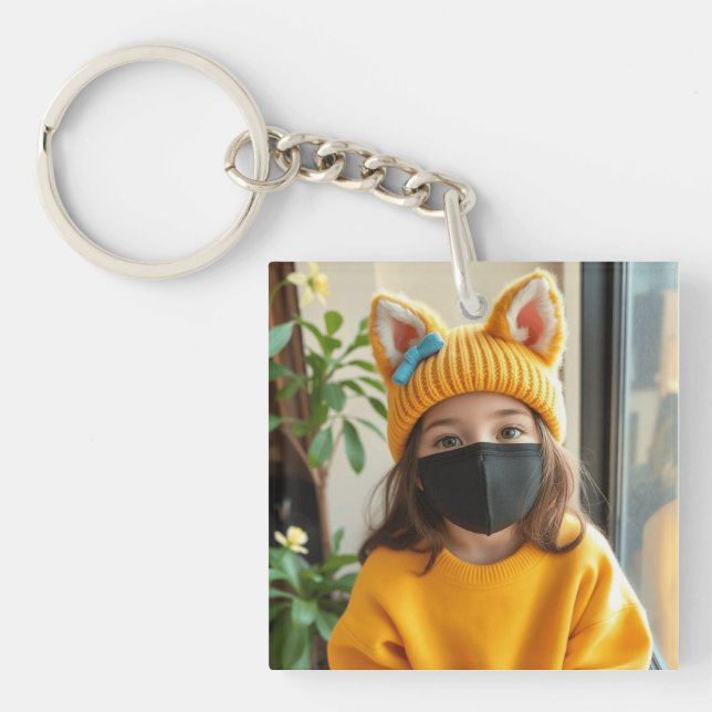 Porte-clefs Exprime ta personnalité avec style  (Devant)