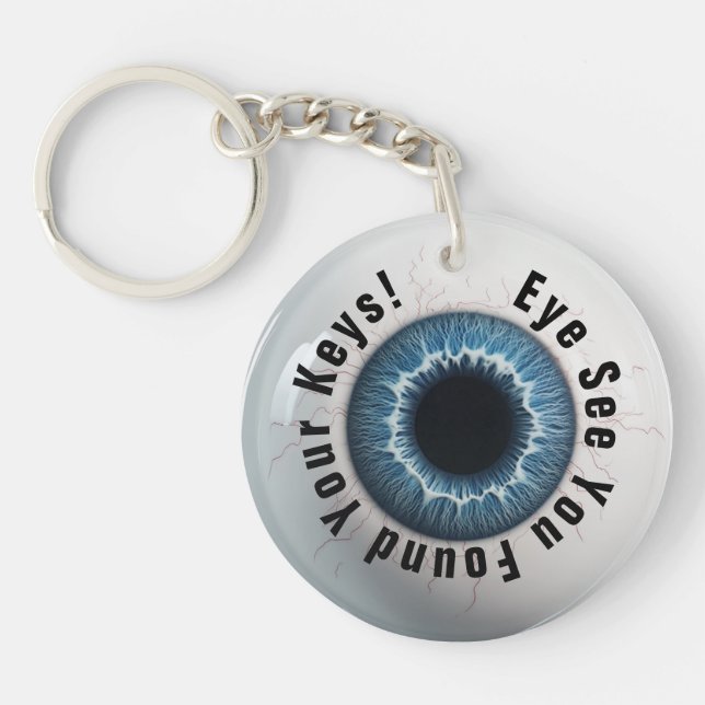 Porte-clefs 👁️ Eye personnalisable voir vos clés (Devant)