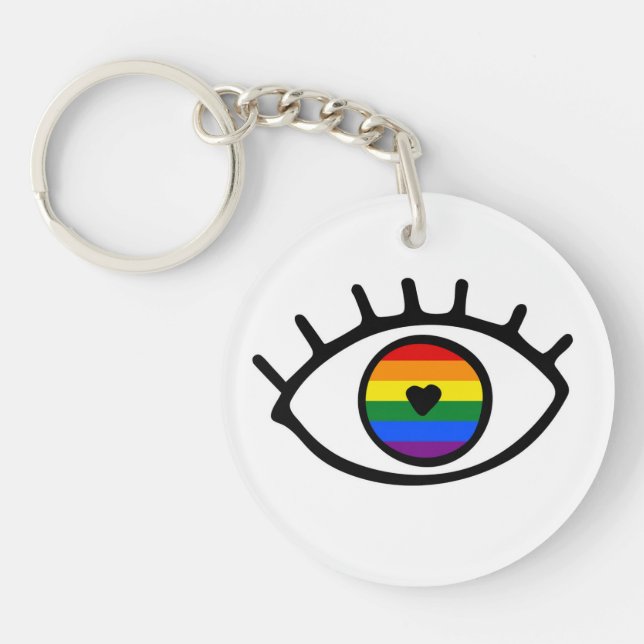 Porte-clefs Eye Rainbow (Devant)