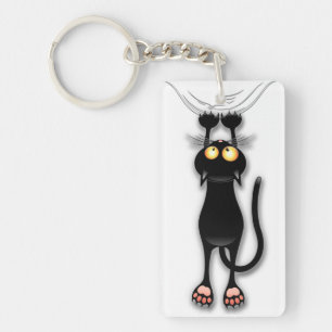 Porte-clefs Fabric de Cat funny