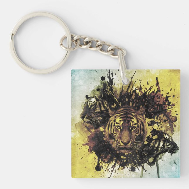 Porte-clefs face de lion (Devant)
