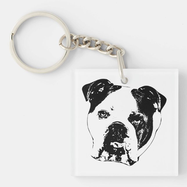 Porte-clefs Face de poche (Devant)