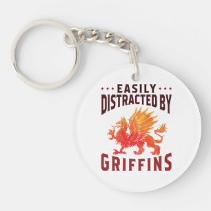 Porte-clefs Facilement distrait par Griffins Cool Imaginaire L