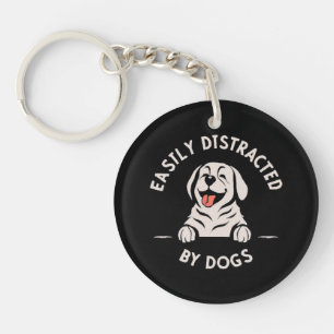 Porte-clefs Facilement distrait par les chiens