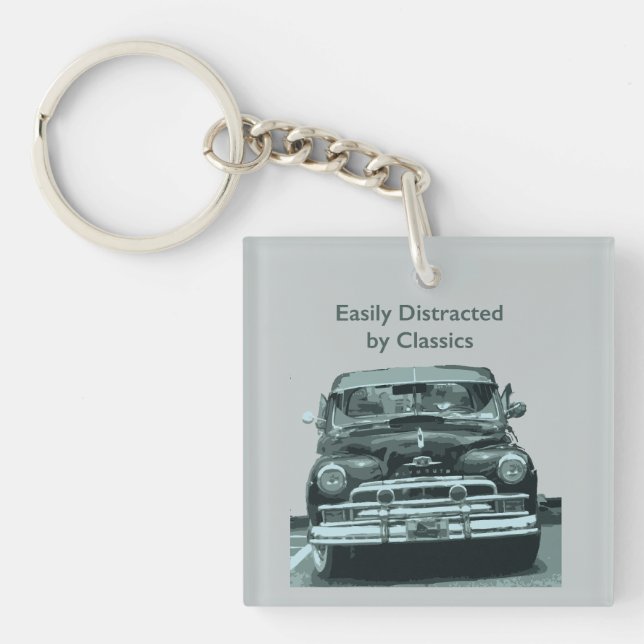 Porte-clefs Facilement distrait par les classiques (Devant)