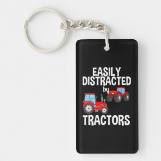 Porte-clefs Facilement Distrait Par Tracteurs Fermier Tracteur