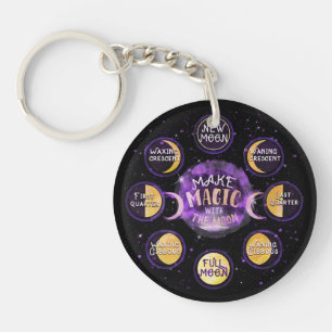 Porte-clefs Faire de la magie avec les cycles lunaires et les
