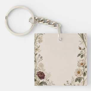 Porte-clefs Faire-part de mariage botanique Renaissance