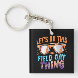 Porte-clefs Faisons cette journée de terrain avec des lunettes
