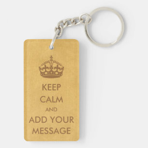 Porte-clefs Faites de votre propre Clavier Conserver le calme