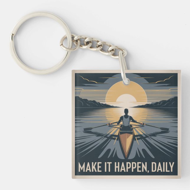 Porte-clefs Faites-le arriver, quotidiennement (Devant)