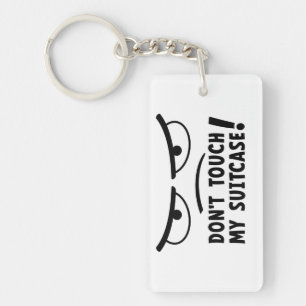 Porte-clefs Faites-moi la main sur mon case d'arrêt. Ne me tou