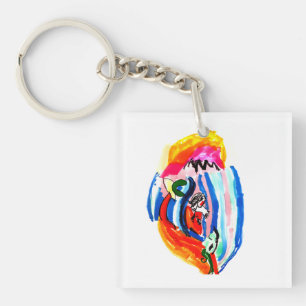 Porte-clefs Faites monter l'été en surf