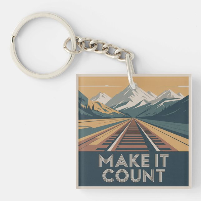 Porte-clefs Faites que ça compte (Devant)