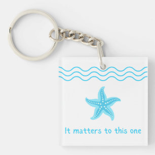 Porte-clefs Faites Une Différence, Histoire De Starfish.