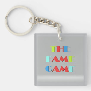 Porte-clefs Fame Game combien célèbre êtes-vous Bouton