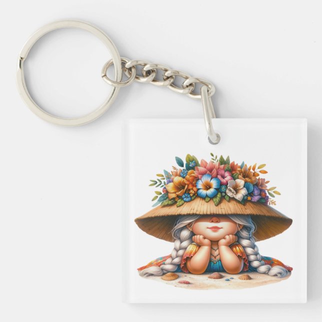 PORTE-CLEFS FAMILLE CONTACTEZ L'INFORMATION, VOUS LA DÉNOMMEZ  (Devant)