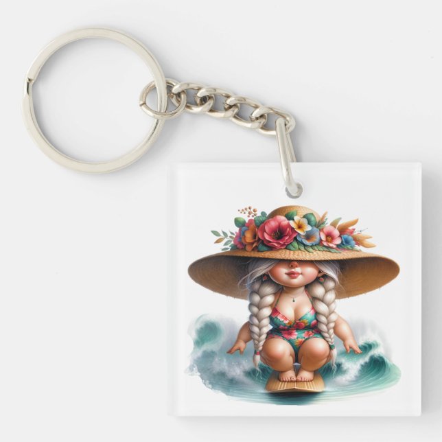 PORTE-CLEFS FAMILLE CONTACTEZ L'INFORMATION, VOUS LA DÉNOMMEZ  (Devant)