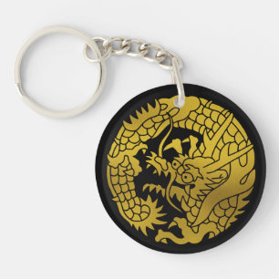 Porte-clefs Famille Japonaise Crest-Dragon