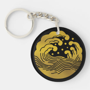 Porte-clefs Famille Japonaise Crest-Wave