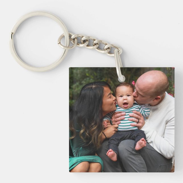 Porte-clefs Famille personnalisée (Devant)