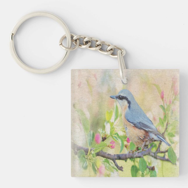 Porte-clefs Fanatique d'oiseaux (Devant)