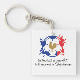 Porte-clefs Fans de Football Français – Cadeaux & Vêtements po