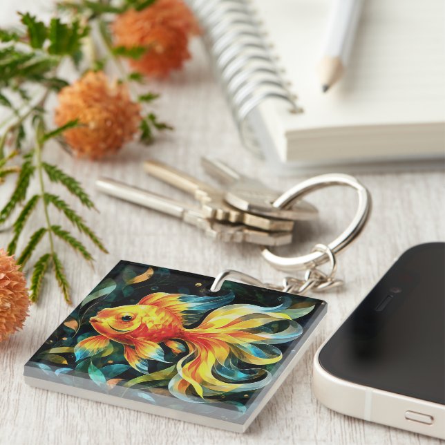 Porte-clefs Fantaisie Fin-Tastique (Devant Droit)