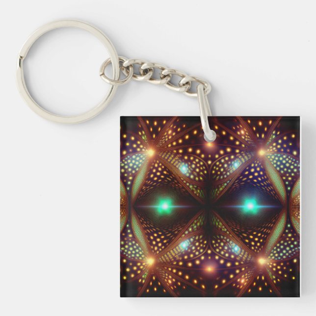 Porte-clefs Fantasy Mandelbrot Fractal (Devant)