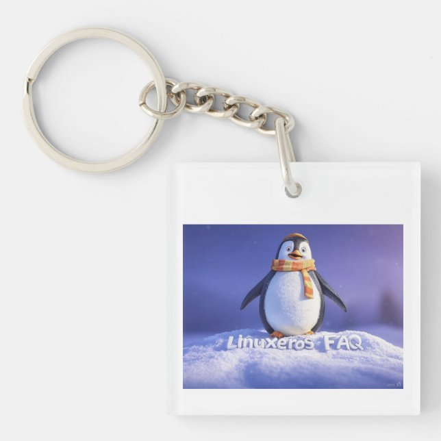 Porte-clefs FAQ Linuxeros (Devant)