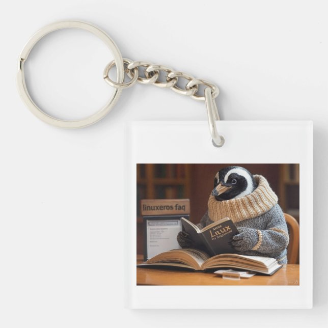 Porte-clefs FAQ Linuxeros (Devant)