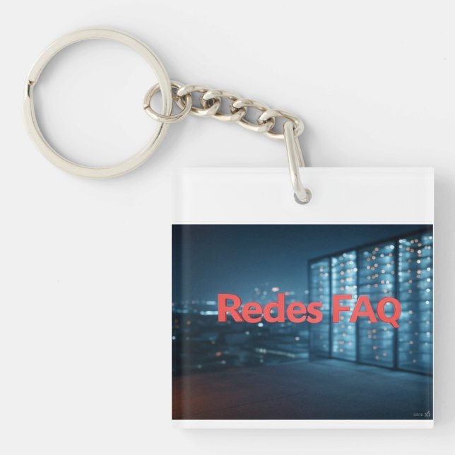 Porte-clefs FAQ Redes (Devant)