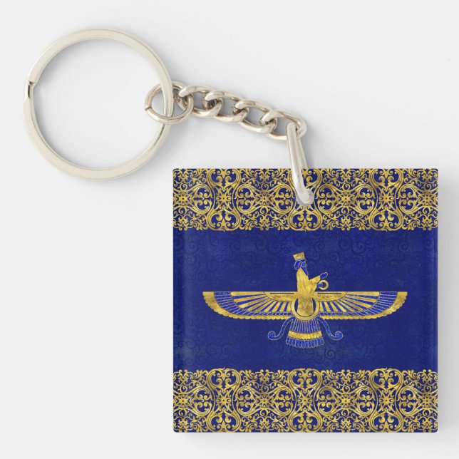 Porte-clefs Farohar - faravahar - Fravashi (Devant)
