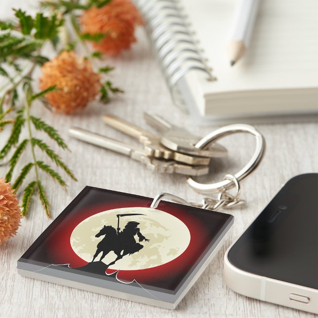 Porte-clefs Faucheuse Lune de sang Gothique (Créateur téléchargé)